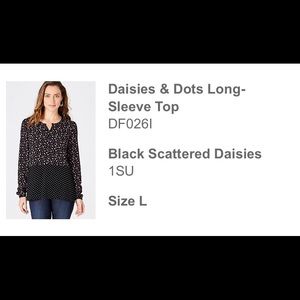 J Jill size large tunic shirt